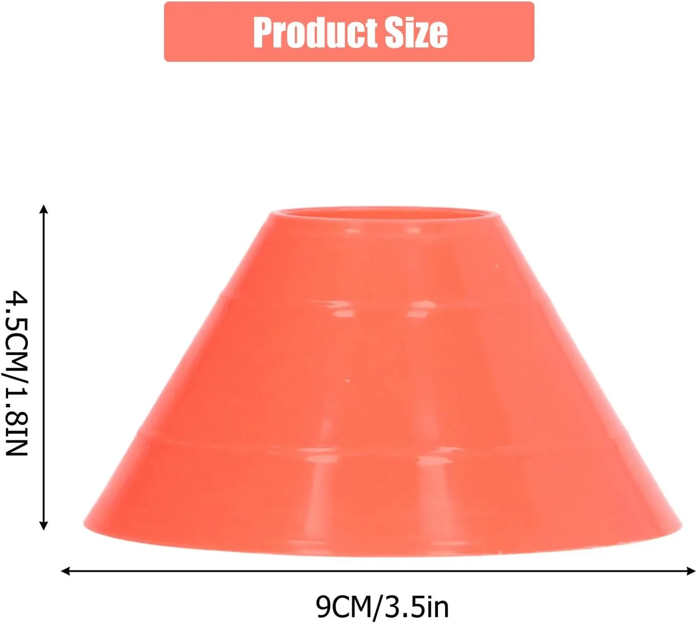 20PCS Soccer Mini Disc Cones Set, Football Training Markers PE Sports Training Disc Cone Set for Sports Training, Football, Basketball, Skating, Outdoor Games