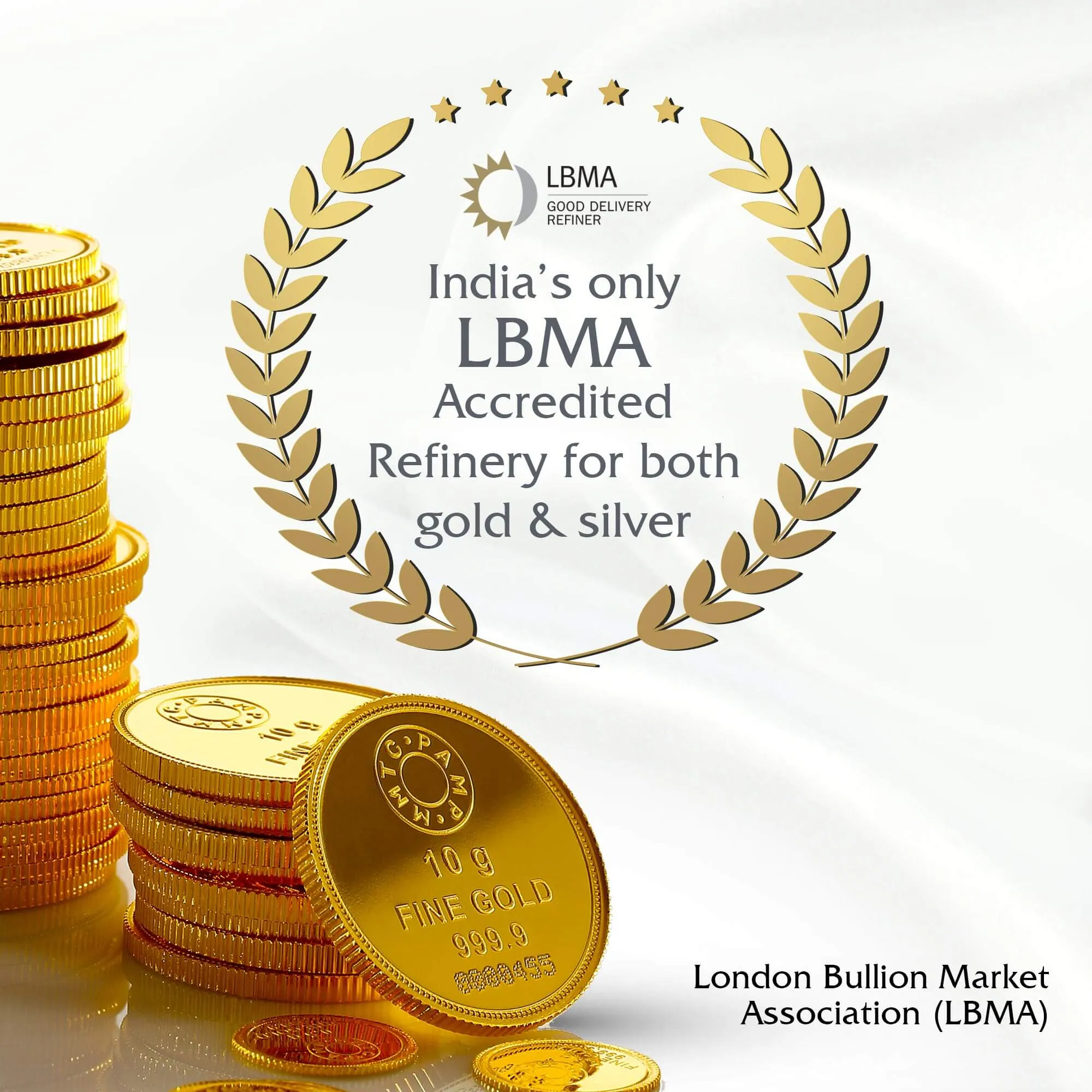 31.1 GM GOLD BAR LOTUS 24K (999.9) MMTC Gold 1 Ounce
