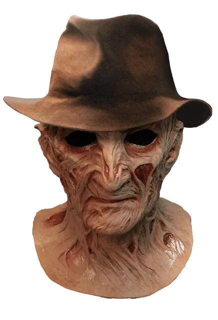 A Nightmare On Elm Street 4: The Dream Master - Deluxe Freddy Krueger Mask with Fedora Hat