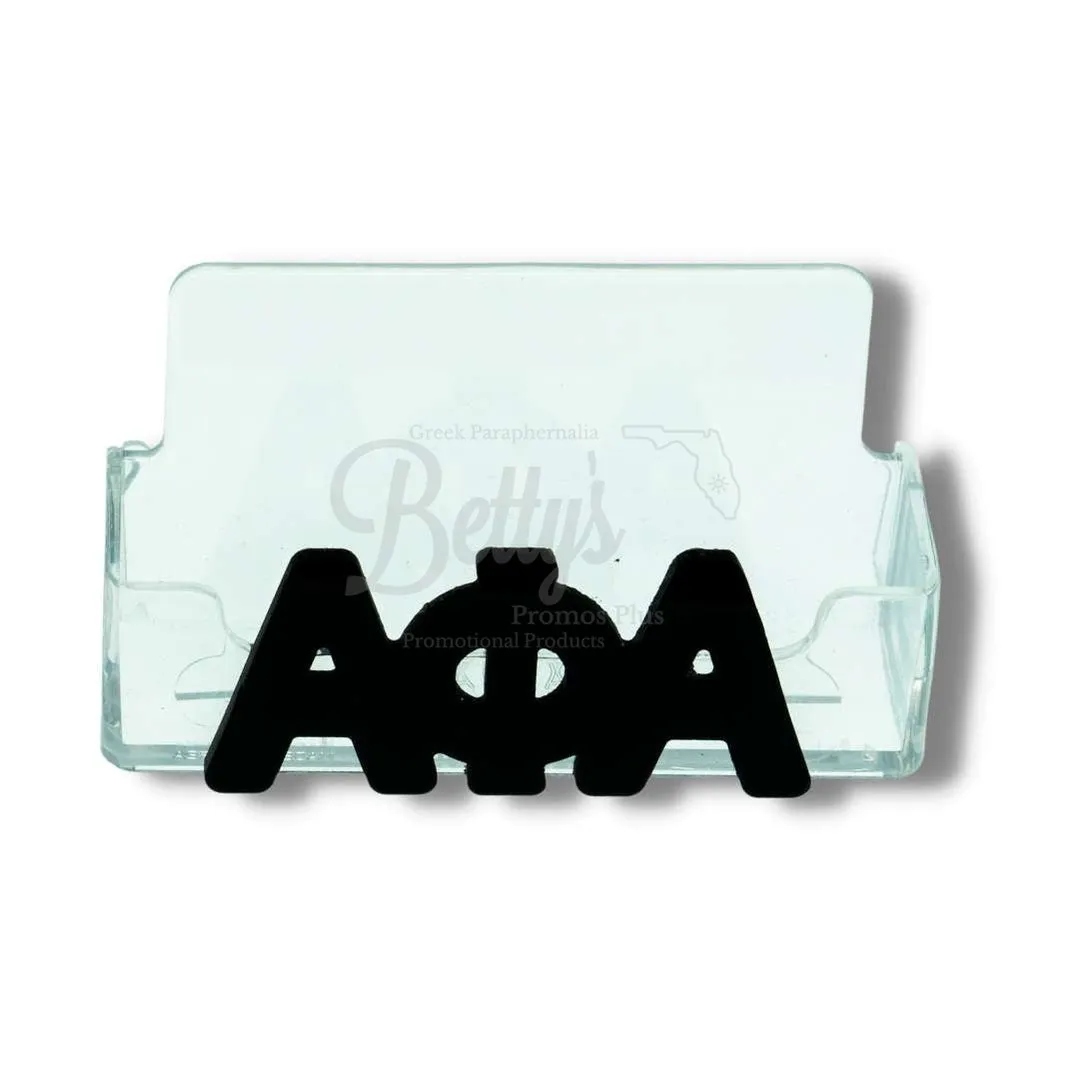 Alpha Phi Alpha ΑΦΑ Acrylic Business Card Holder