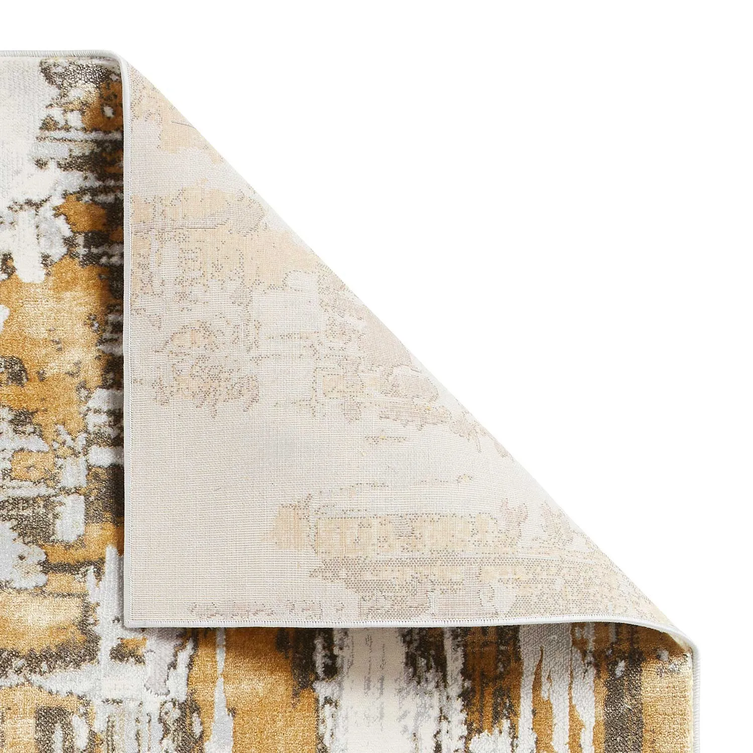 Apollo GR579 Grey/Gold Rug