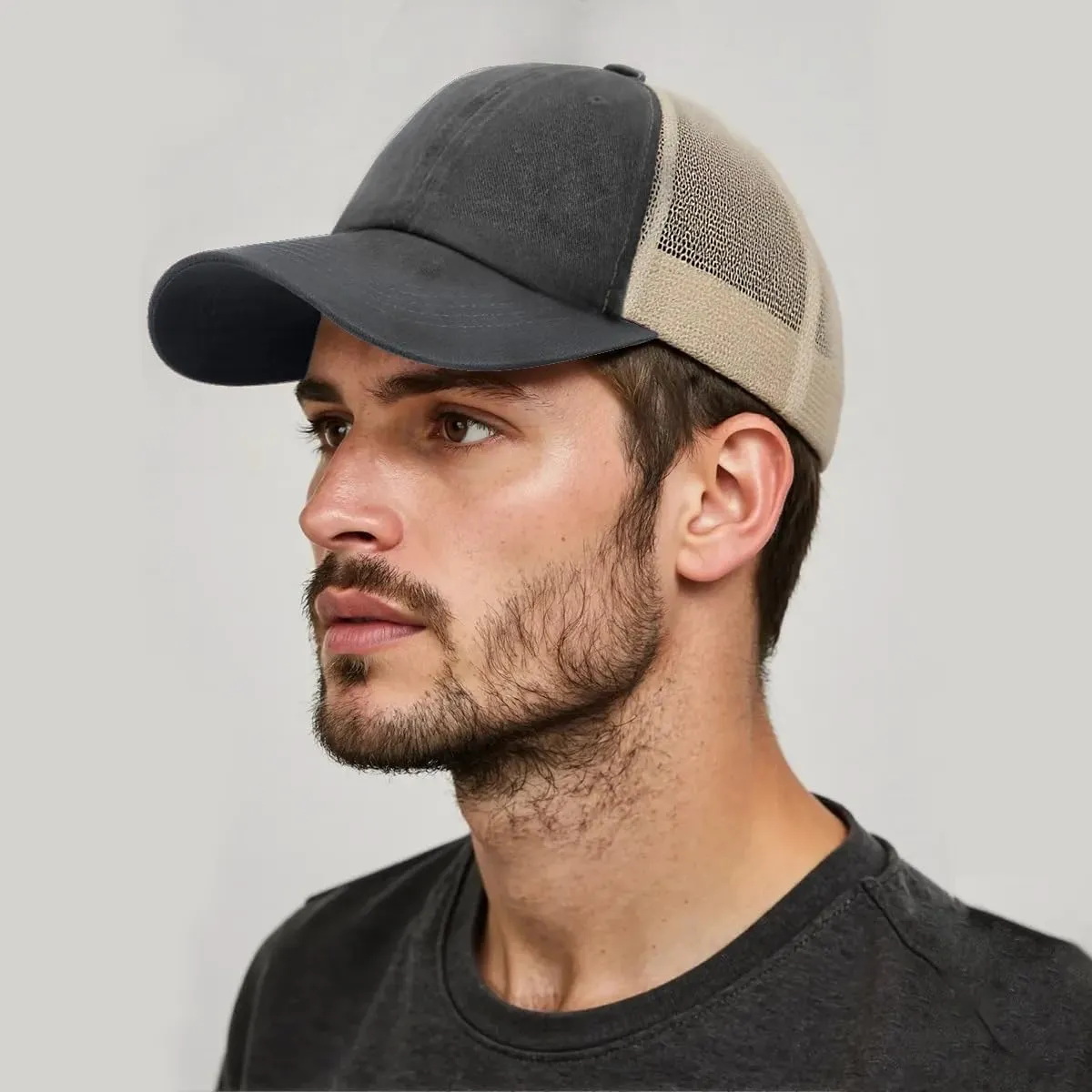 Bulk Custom Hat Made in USA, Custom Trucker Hats Design Your Own Text Logo Photo Name Personalized Hats for Men Women