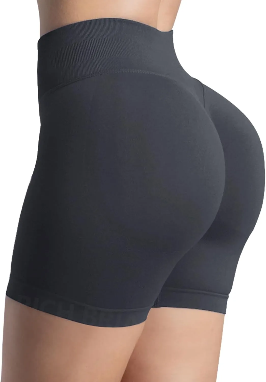 Butt Lifting Impact Shorts for Women Hidden Scrunch Booty Lift Gym Yoga Shorts Seamless Tummy Control 4.5"