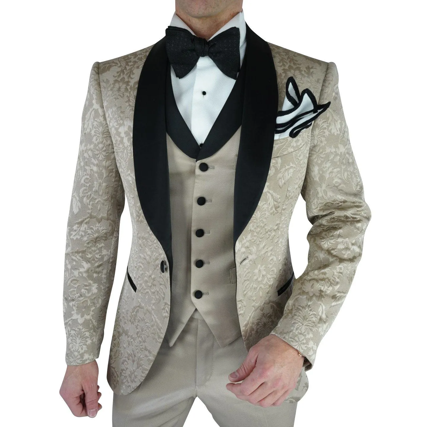 Champagne Oro Fiore and Black Dinner Jacket @ The Vault