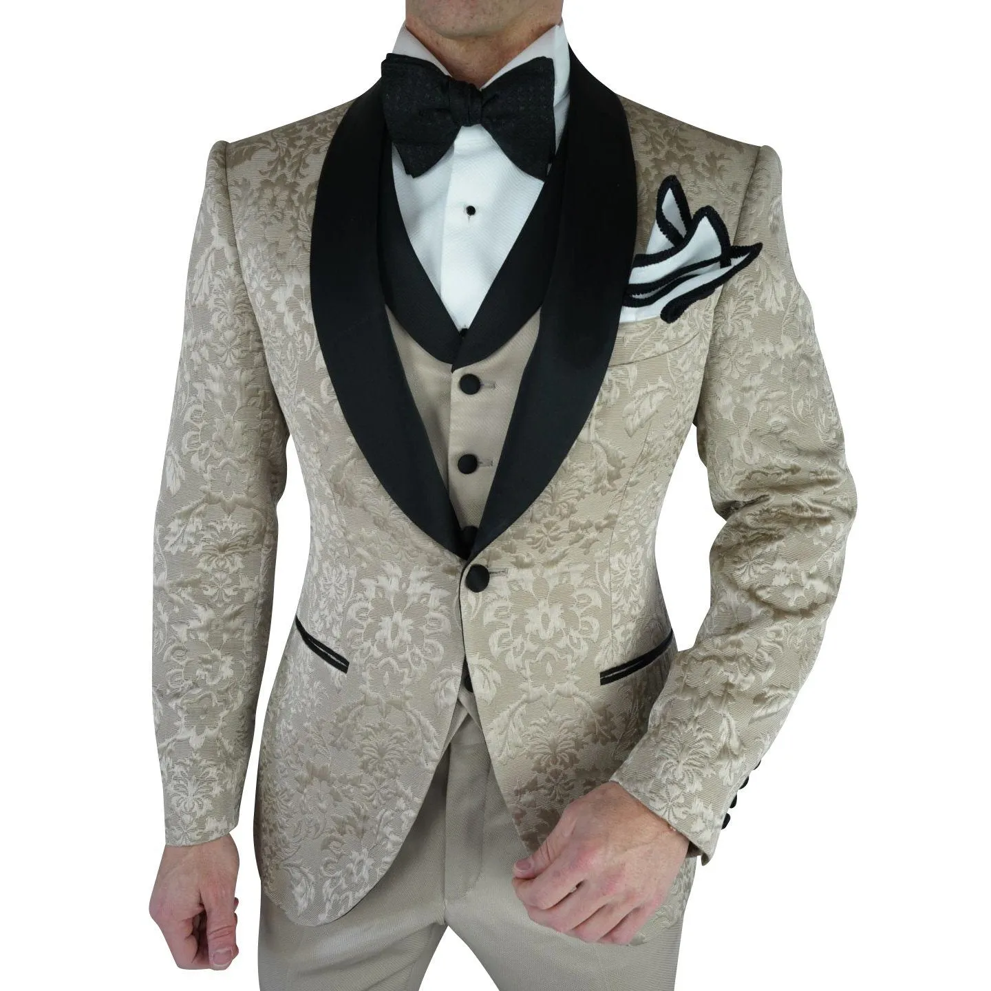 Champagne Oro Fiore and Black Dinner Jacket @ The Vault