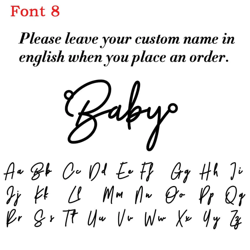 Custom Personalized Stainless Steel Letter Name Necklace Figaro Chain