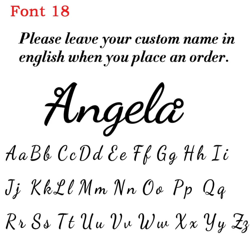Custom Personalized Stainless Steel Letter Name Necklace Figaro Chain