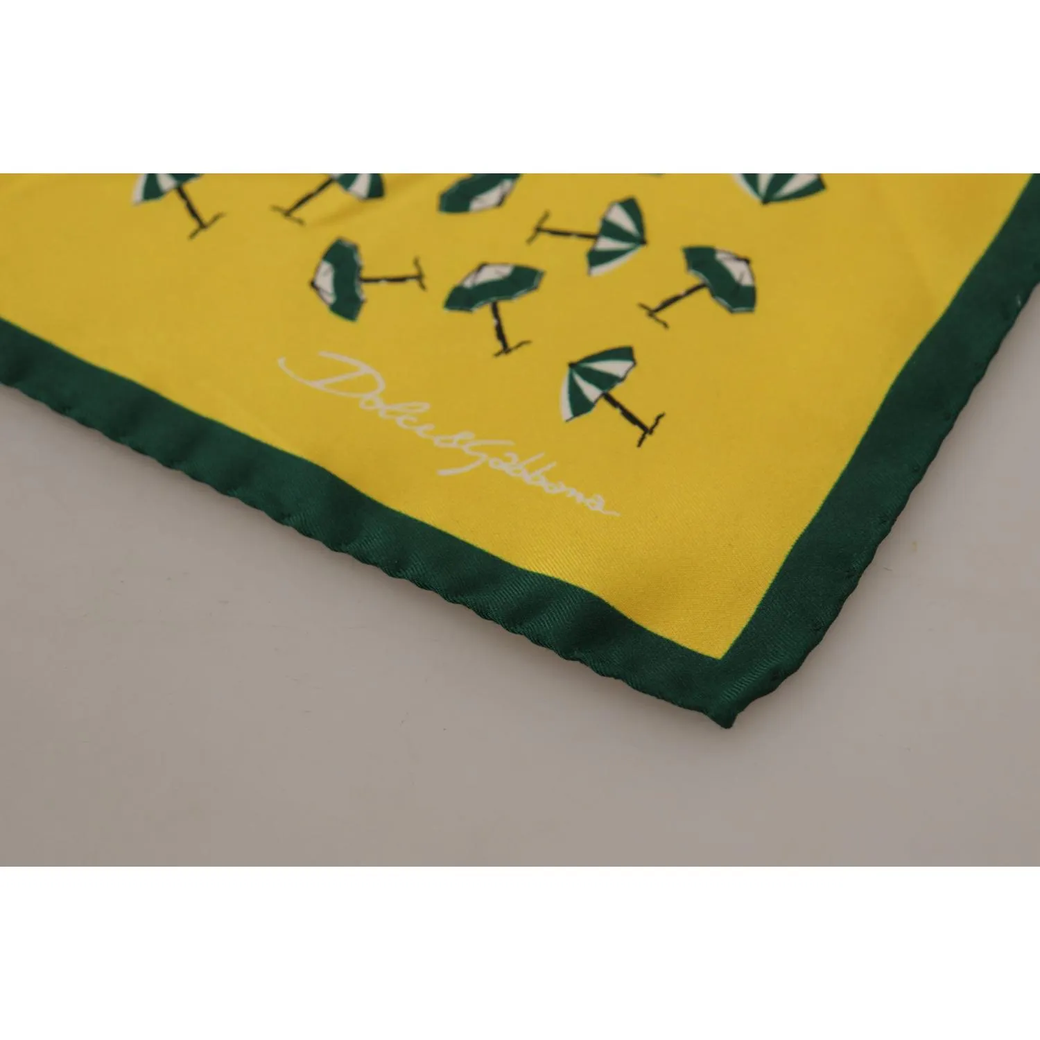 Dolce & Gabbana Elegant Silk Men's Square Scarf Wrap