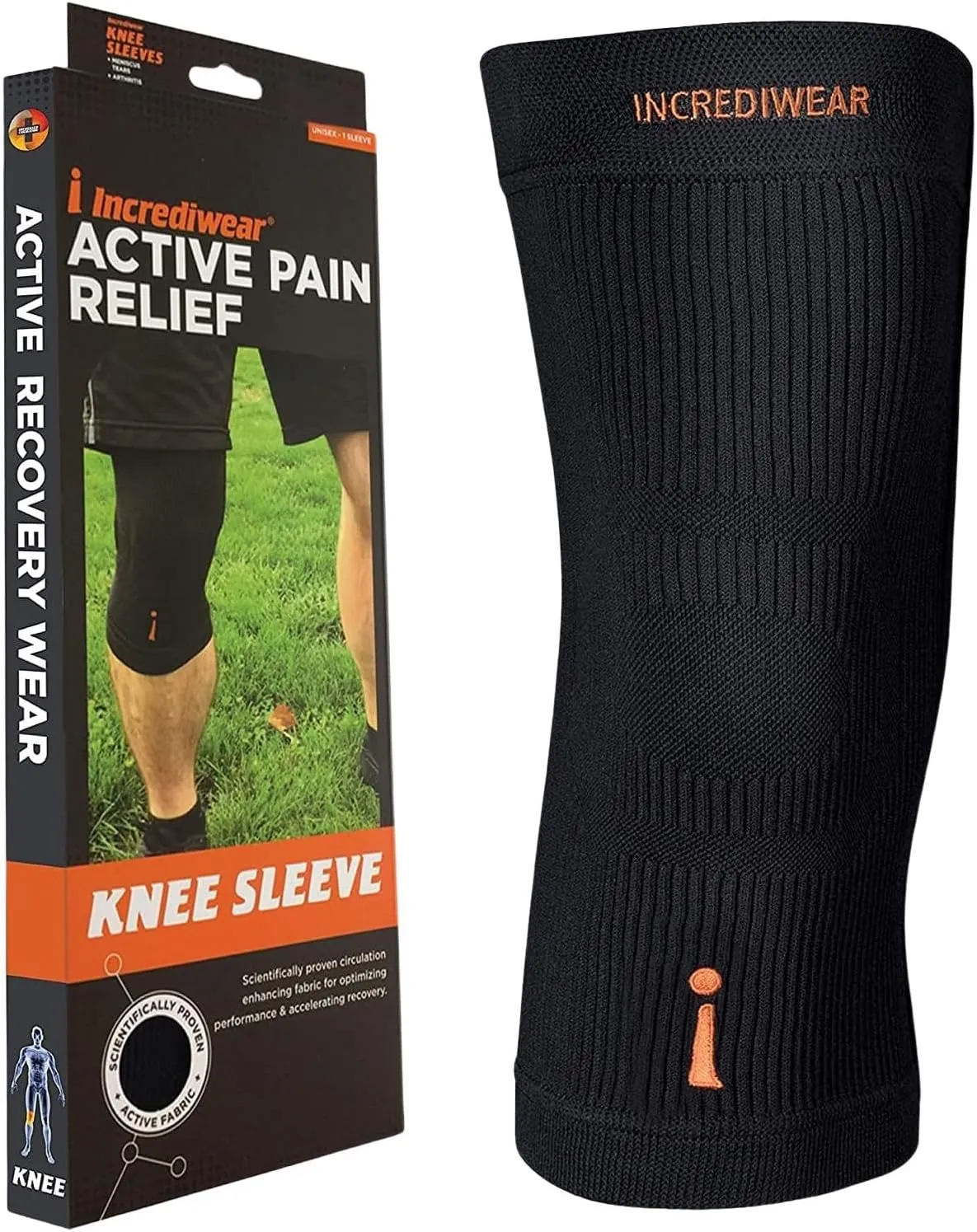 Incrediwear Knee Sleeve  Knee Braces for Knee Pain, Joint Pain Relief, Swelling, Inflammation Relief, and Circulation, Knee Support for Women and Men