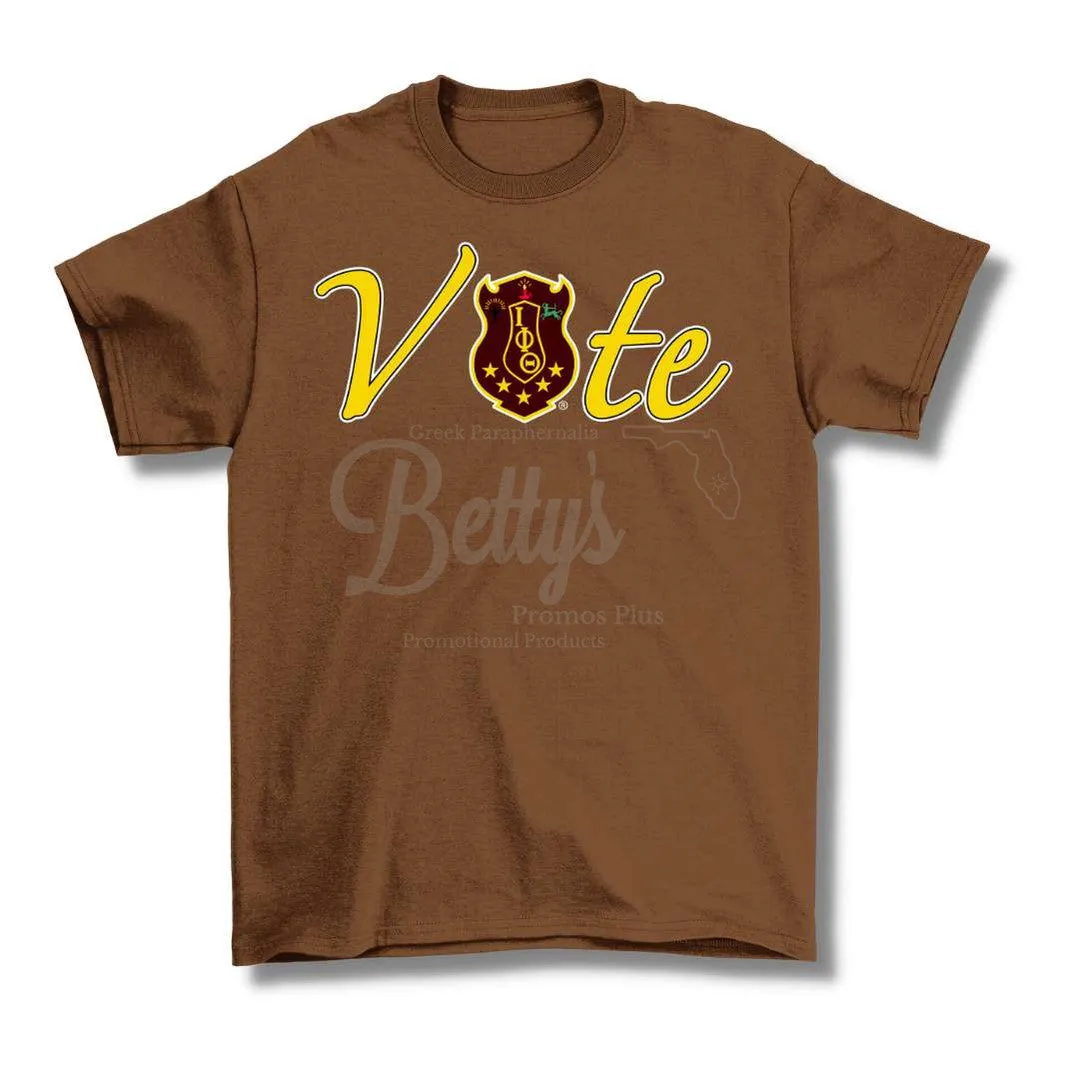 Iota Phi Theta ΙΦΘ VOTE Screen Printed T-Shirt