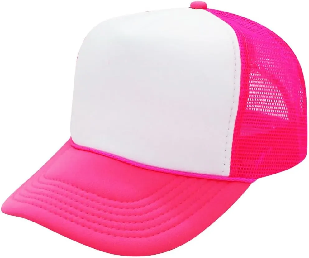 It's Lake Time Summer Classic 5 Panel Foam Front Mesh Snap Back Trucker Hat