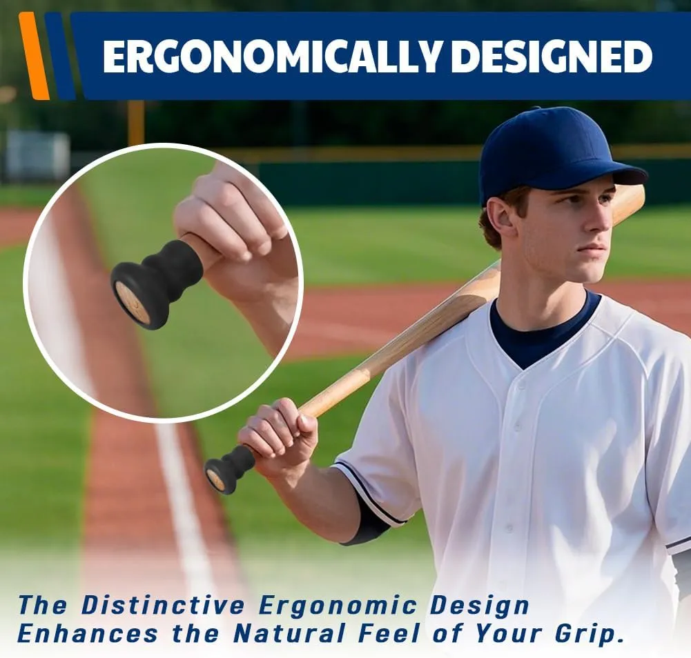 JAYA 2 Pack Bat Knob Taper, Exclusive Installation Lubricant, Easy Installation Bat Knob Taper, Increased Bottom Protection, Ergonomic Design, for Enhanced Grip and Protection