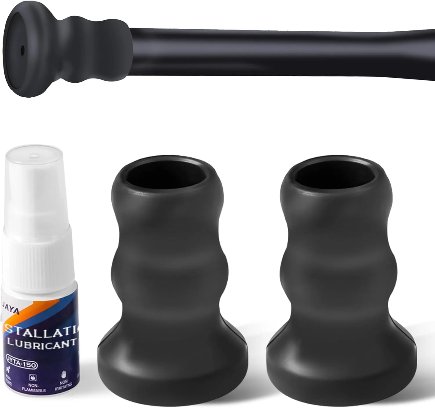 JAYA 2 Pack Bat Knob Taper, Exclusive Installation Lubricant, Easy Installation Bat Knob Taper, Increased Bottom Protection, Ergonomic Design, for Enhanced Grip and Protection