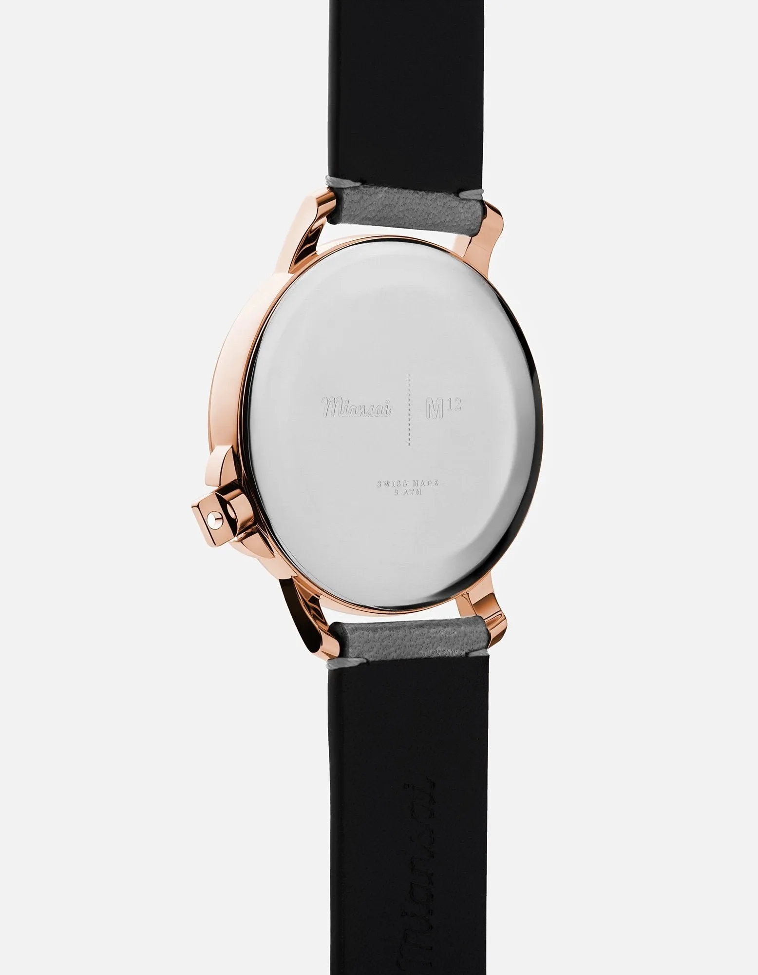 M12 Swiss Rose|White Steel Leather