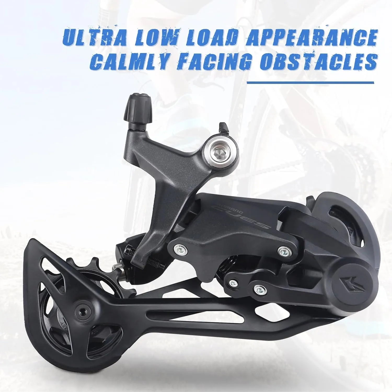 MEGHNA 9/10/11 Speed Shadow Derailleur - Direct Mount for Mountain, E-Bike, Hybrid & Folding Bikes