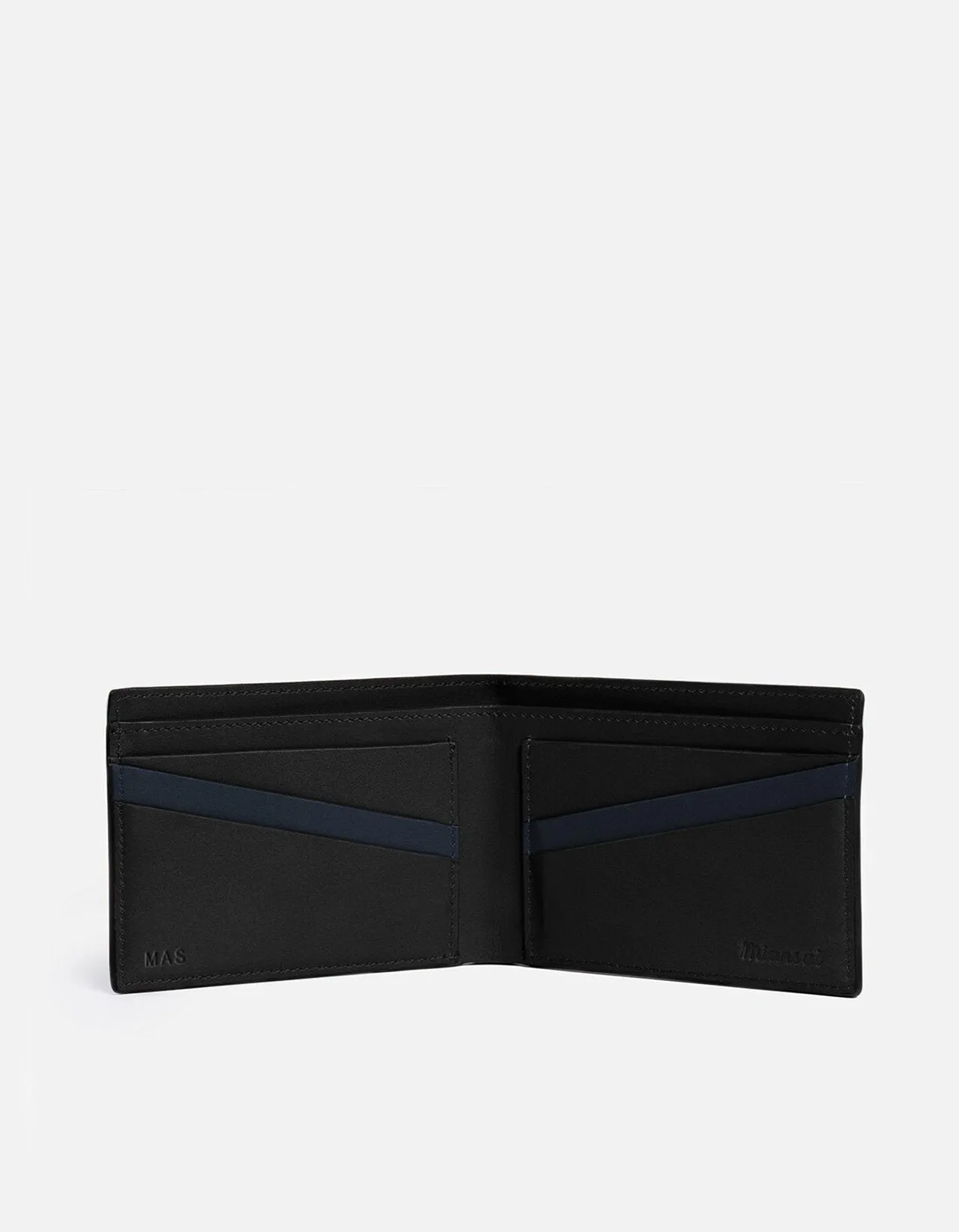Modern Billfold, Black/Navy