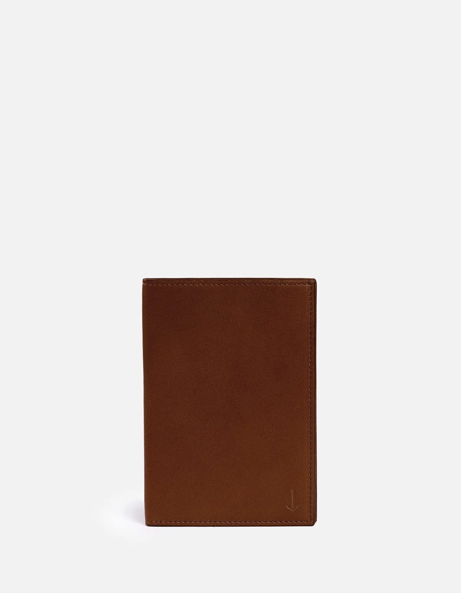 Modern Passport Wallet, Brown