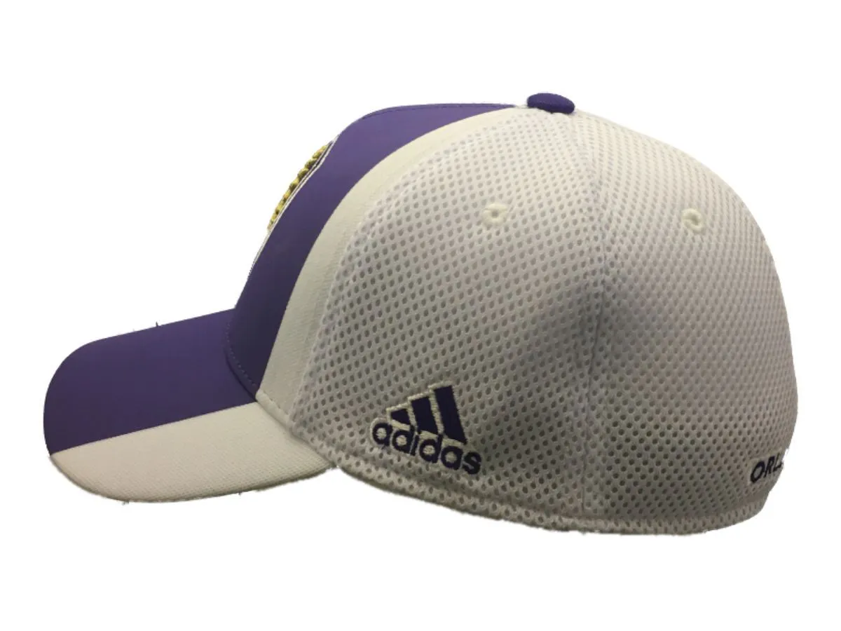 Orlando City SC Adidas FitMax 70 White and Purple Fitted Baseball Hat Cap (S/M)