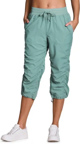 RBX Active Capri Pants for Women Joggers Stretch Lightweight Womens Casual Pant Capri with Drawstring