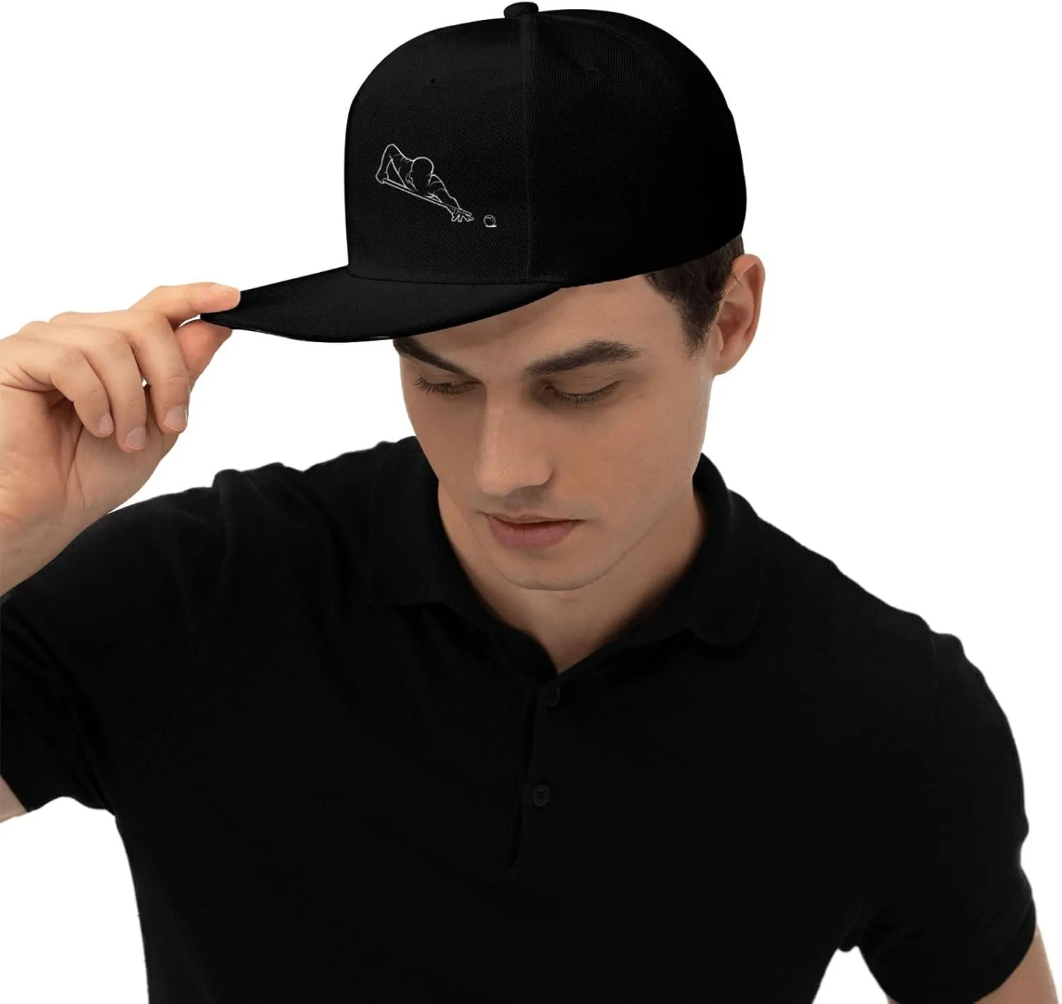 Retro Vintage Pool-Billiard-Players Hat for Men Women Flat Bill Visor Trucker Hat Fashion Hip Hop Baseball Cap