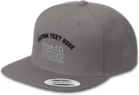 Speedy Pros Snapback Hat for Men Flat Brim Hats Team Jesus Life Time Member God Christ Embroidered Flat Bill Hat