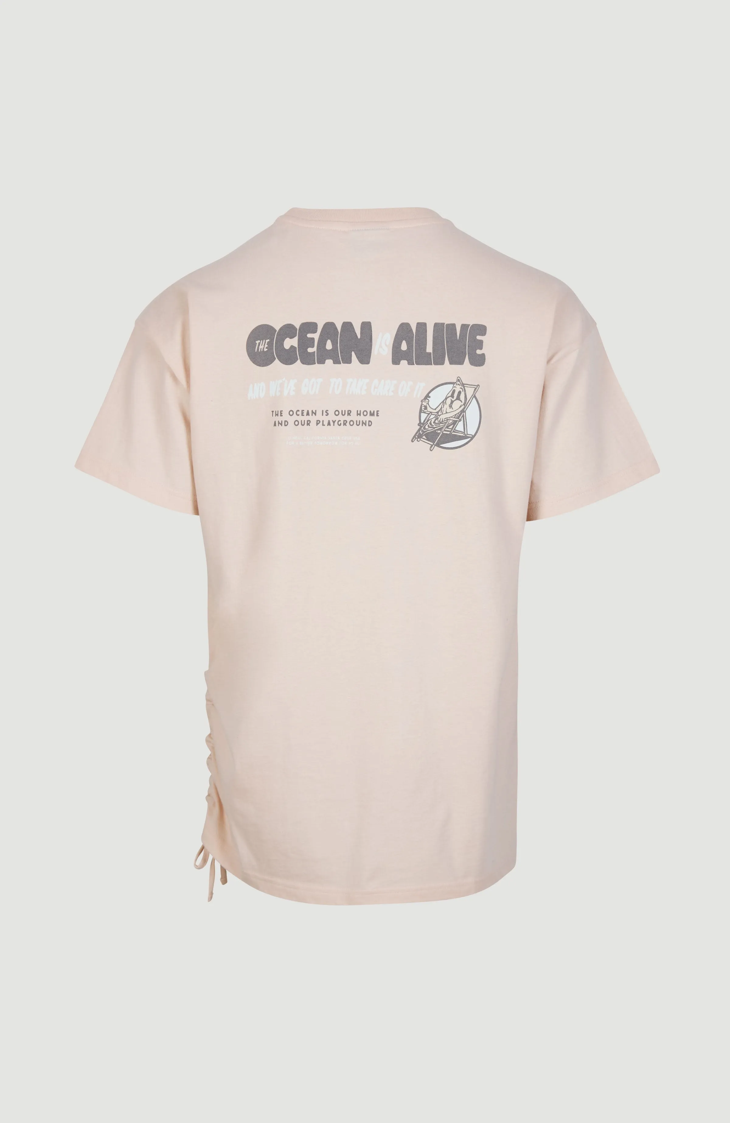 Stream Adjustable Long T-Shirt | Peach Whip