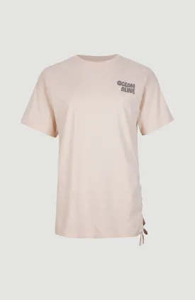 Stream Adjustable Long T-Shirt | Peach Whip