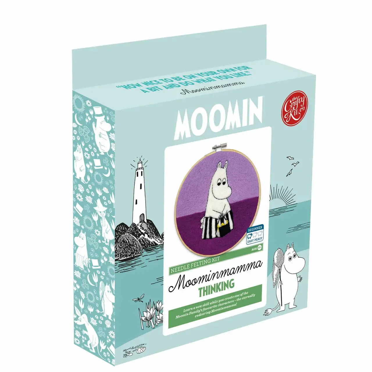 The Crafty Kit Co - Moominmama Thinking - Cross Stitch