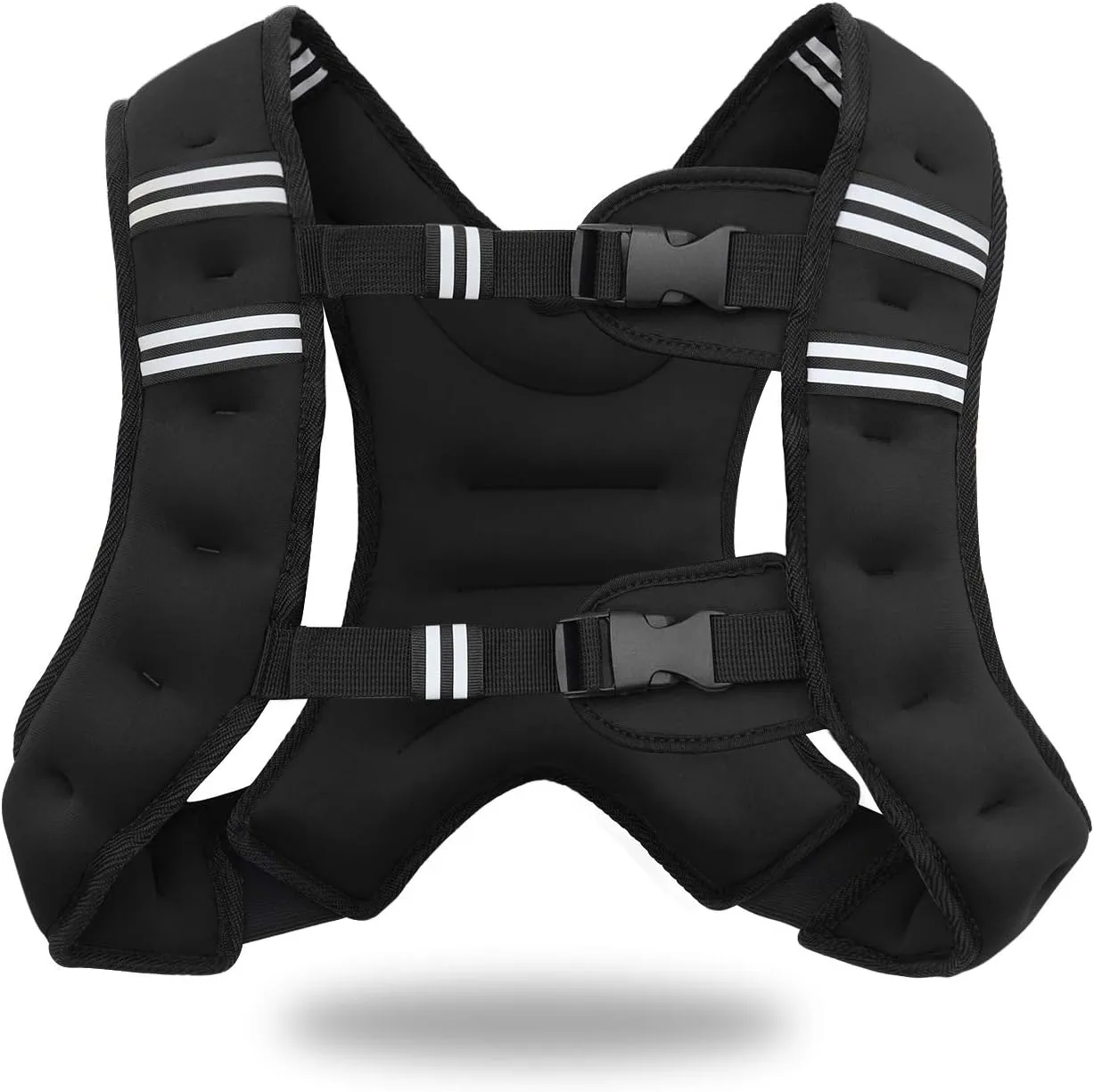 VIVITORY Weighted Vest Workout Equipment, 11lbs/18lbs Body Weight Vest for Men, Women, Strength Training, Running, Fitness, Muscle Building, Weight Loss, Weight lifting