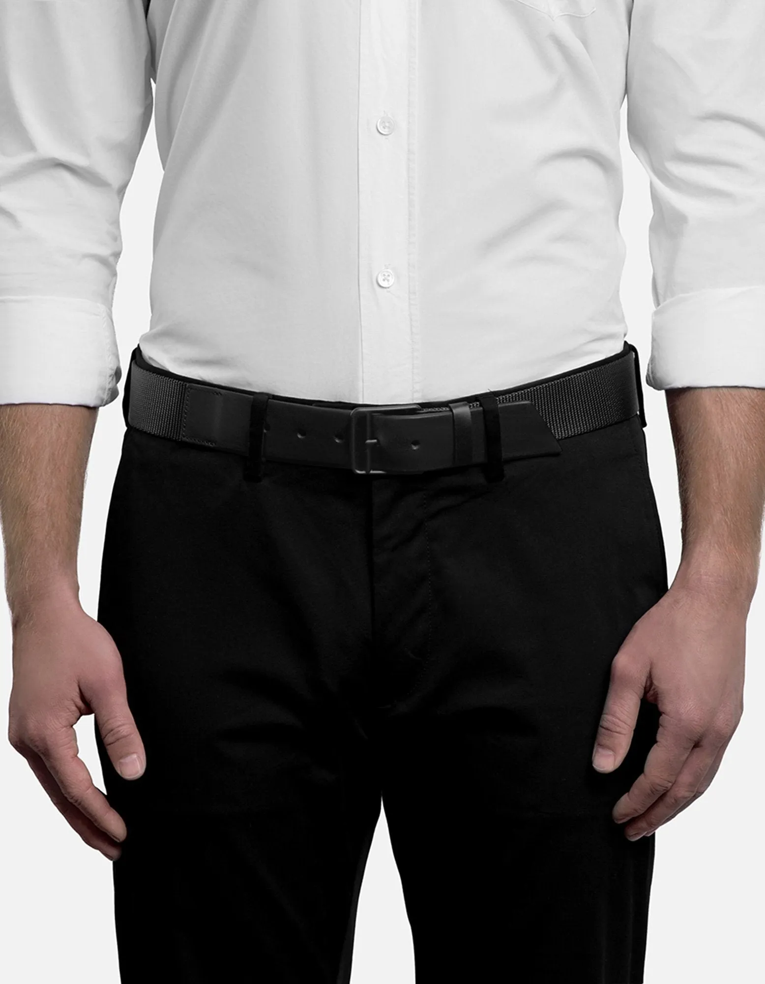 Webbing Belt, Black/Black