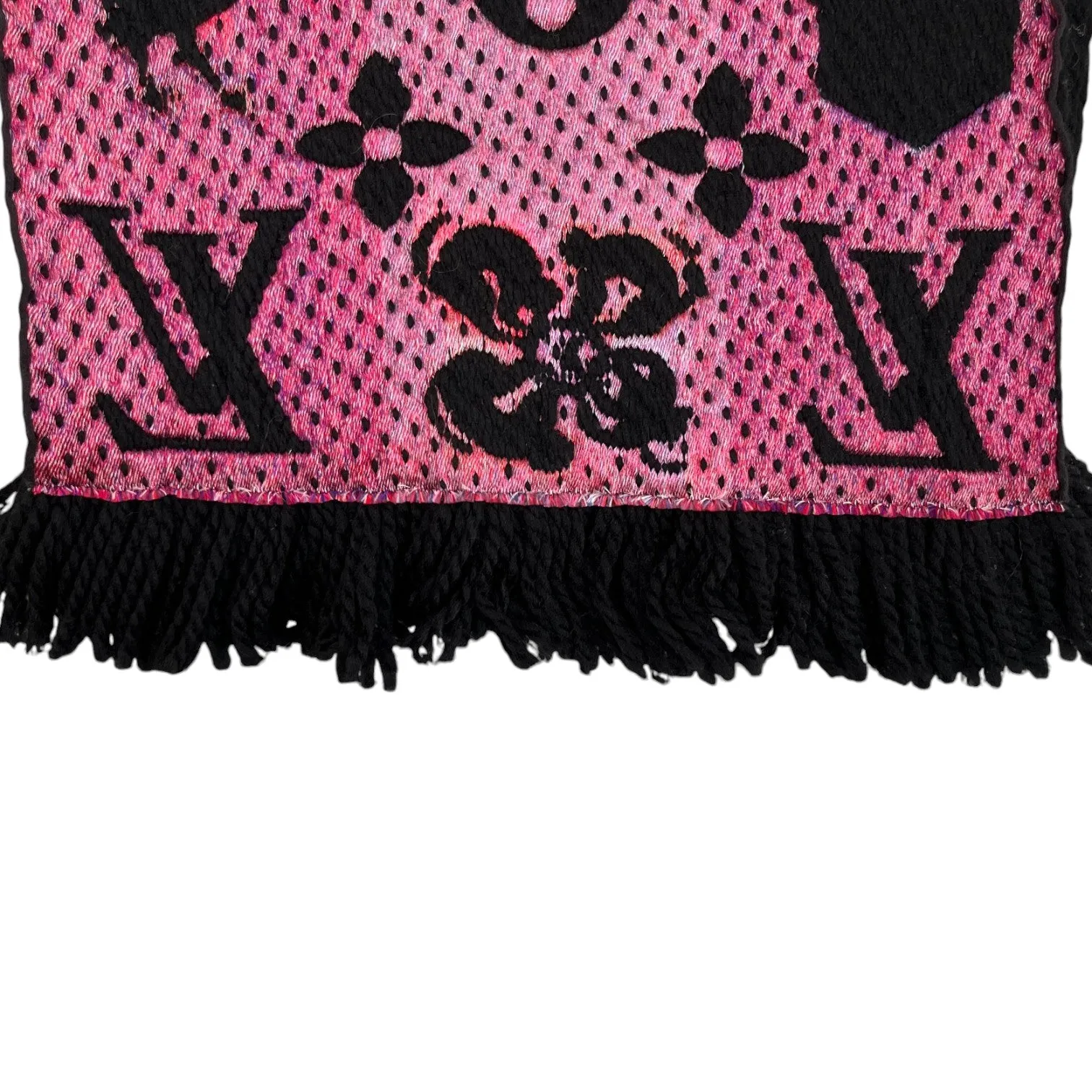 Women's Monogram Echarpe Mania Scarf Black