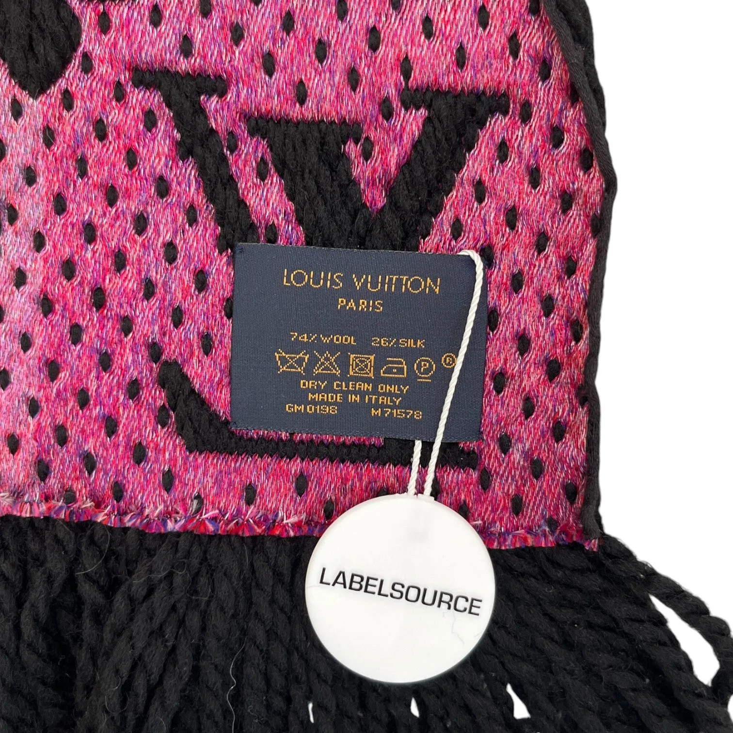 Women's Monogram Echarpe Mania Scarf Black